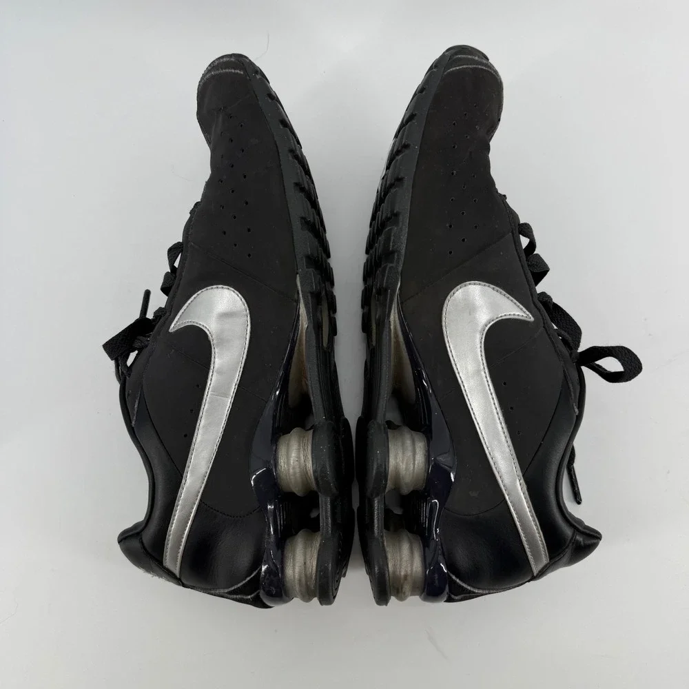 Nike Shox NZ Black Metallic Silver 34390-003 Mens Size 9 Vintage‎ 2009 Y2K